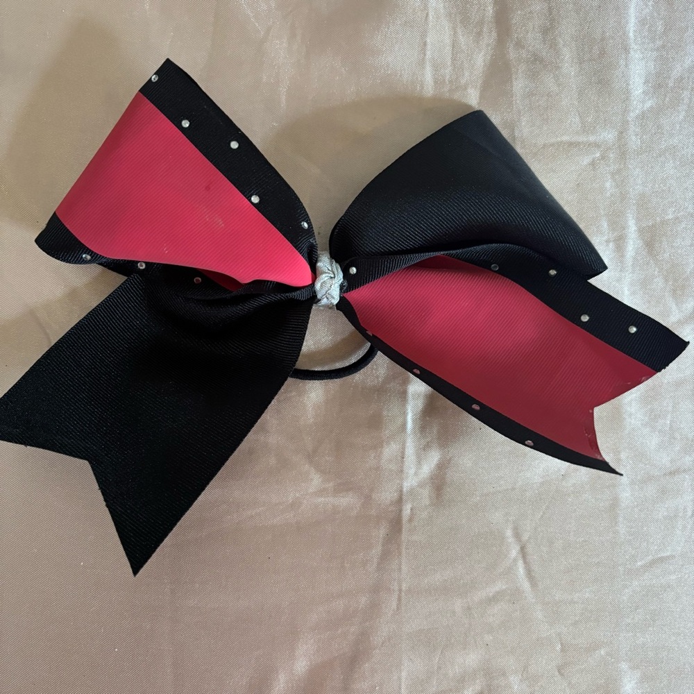 7 Colorful Cheer Dance Hair Bows Lot - Picture 4 of 8